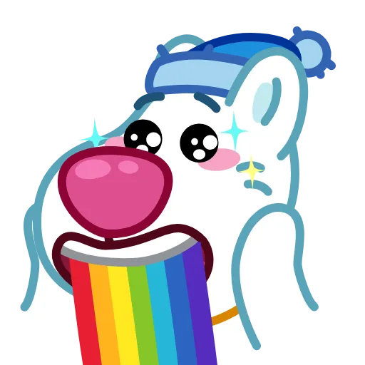 🌈 Стикер «Snowball Boy» для Telegram