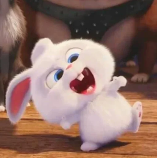 🐰 Стикер «Snowball the rabbit» для Telegram
