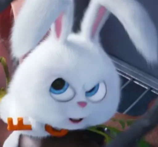 🐰 Стикер «Snowball the rabbit» для Telegram