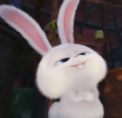🐰 Стикер «Snowball the rabbit» для Telegram