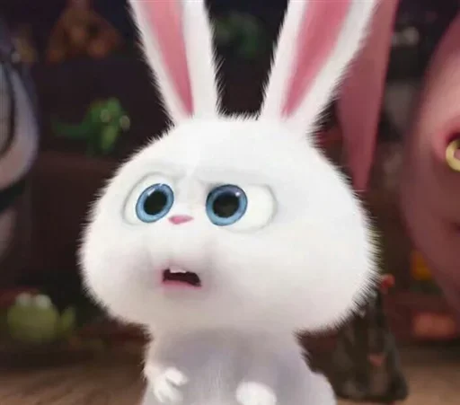 🐰 Стикер «Snowball the rabbit» для Telegram
