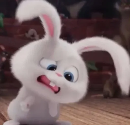 🐰 Стикер «Snowball the rabbit» для Telegram