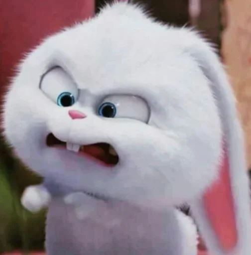🐰 Стикер «Snowball the rabbit» для Telegram