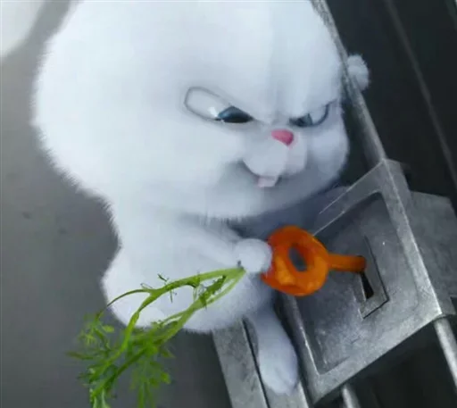 🐰 Стикер «Snowball the rabbit» для Telegram