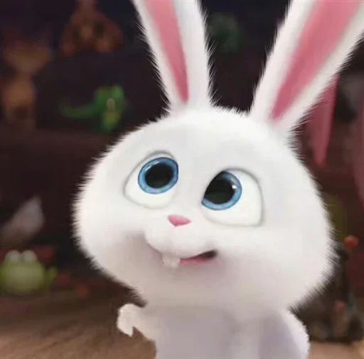 🐰 Стикер «Snowball the rabbit» для Telegram