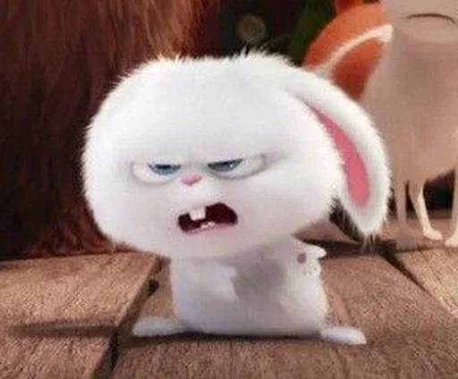 🐰 Стикер «Snowball the rabbit» для Telegram