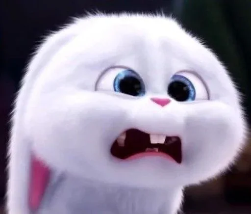 🐰 Стикер «Snowball the rabbit» для Telegram