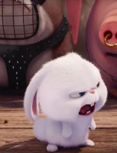 🐰 Стикер «Snowball the rabbit» для Telegram