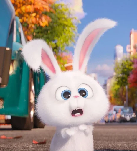 🐰 Стикер «Snowball the rabbit» для Telegram
