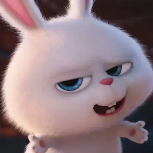 🐰 Стикер «Snowball the rabbit» для Telegram