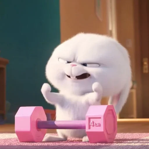 🐰 Стикер «Snowball the rabbit» для Telegram