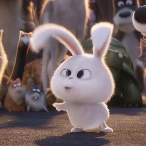 🐰 Стикер «Snowball the rabbit» для Telegram