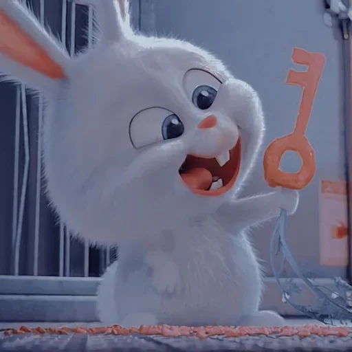 🐰 Стикер «Snowball the rabbit» для Telegram