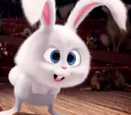 🐰 Стикер «Snowball the rabbit» для Telegram