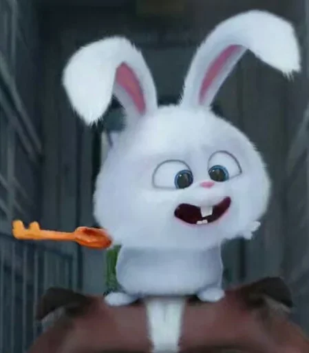 🐰 Стикер «Snowball the rabbit» для Telegram