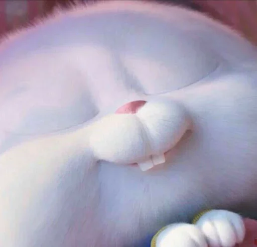 🐰 Стикер «Snowball the rabbit» для Telegram