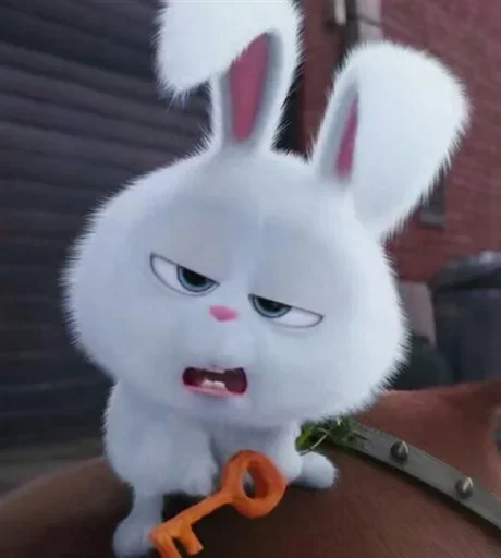 🐰 Стикер «Snowball the rabbit» для Telegram
