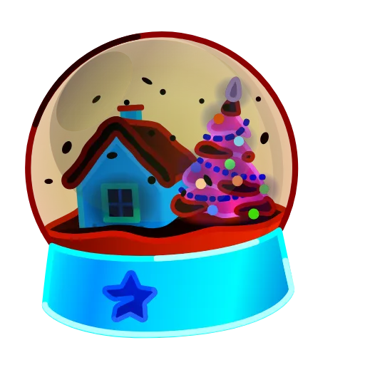 💎 Стикер «Snow Globe» для Telegram