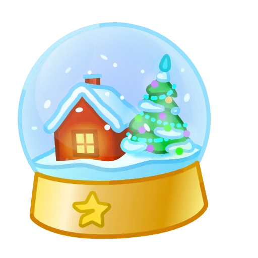 💎 Стикер «Snow Globe» для Telegram