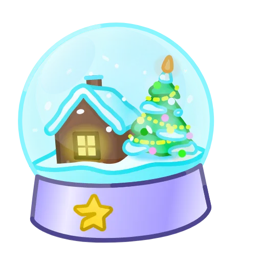 🏡 Эмодзи «Snow Globe» для Telegram