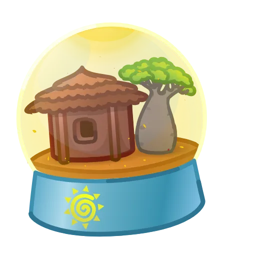 🏡 Эмодзи «Snow Globe» для Telegram
