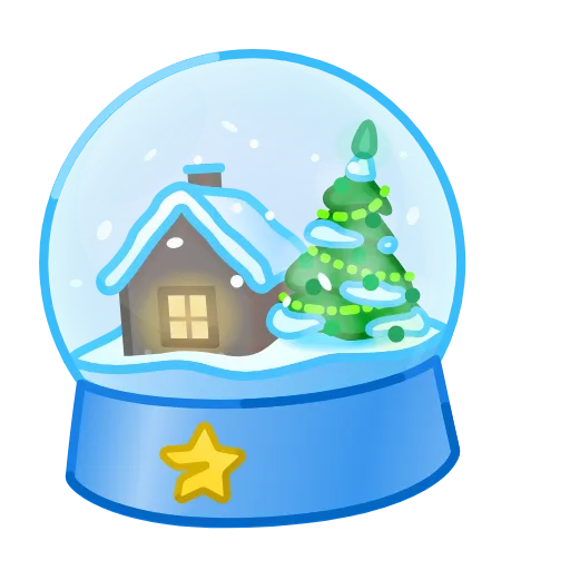 🏡 Эмодзи «Snow Globe» для Telegram