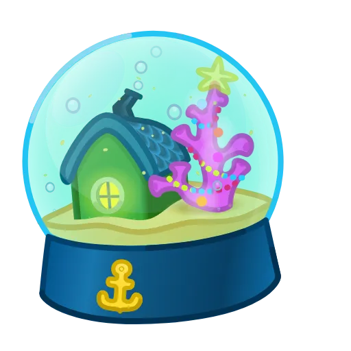 🏡 Эмодзи «Snow Globe» для Telegram