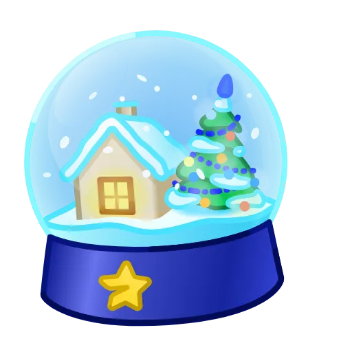 🏡 Эмодзи «Snow Globe» для Telegram