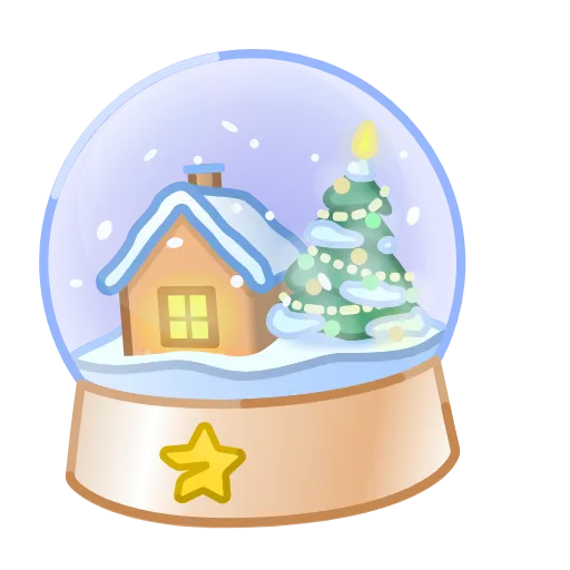🏡 Эмодзи «Snow Globe» для Telegram