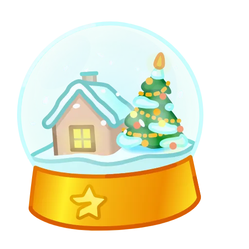 🏡 Эмодзи «Snow Globe» для Telegram