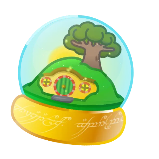 🏡 Эмодзи «Snow Globe» для Telegram