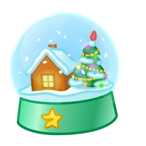 🏡 Эмодзи «Snow Globe» для Telegram