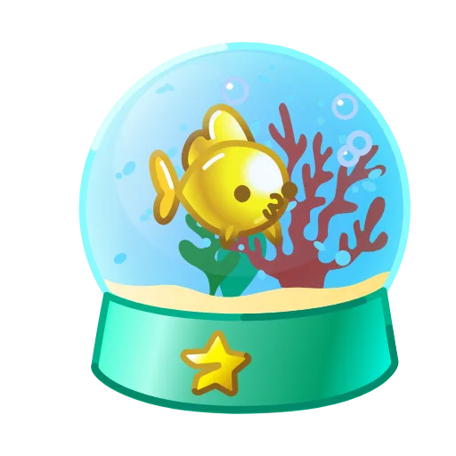 🐠 Эмодзи «Snow Globe» для Telegram