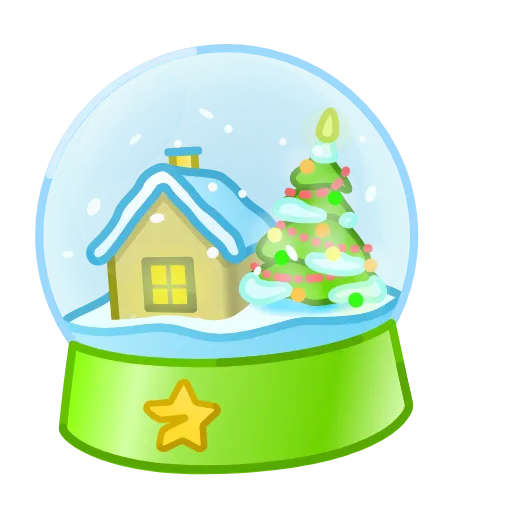 🏡 Эмодзи «Snow Globe» для Telegram