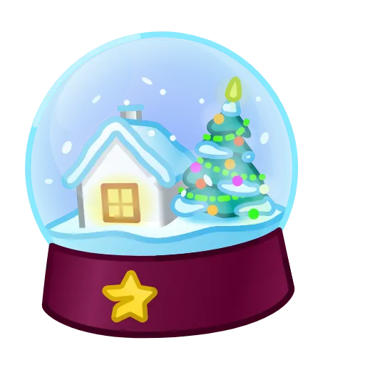 🏡 Эмодзи «Snow Globe» для Telegram