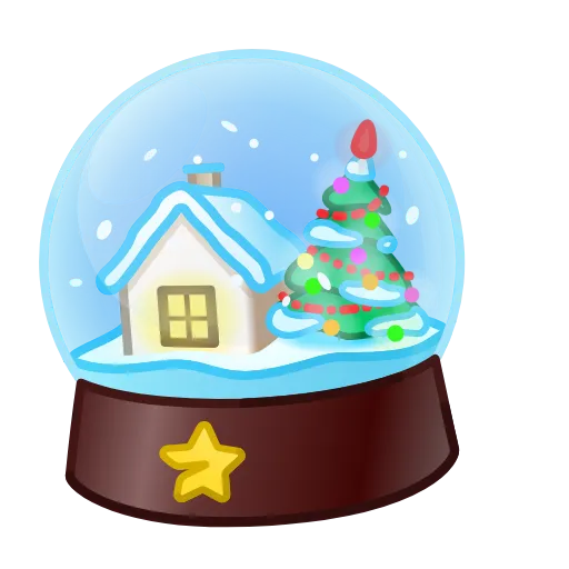 🏡 Эмодзи «Snow Globe» для Telegram