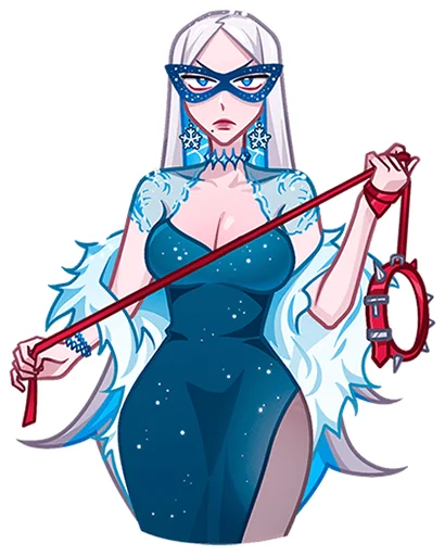 😠 Стикер «Снежная Карина» для Telegram