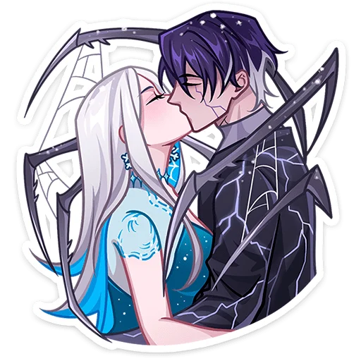 🥰 Стикер «Снежная Карина без надписей» для Telegram