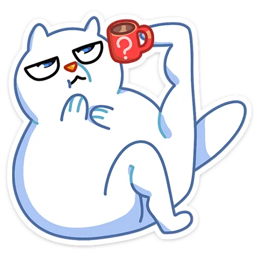 ☕️ Стикер «Котовичок» для Telegram