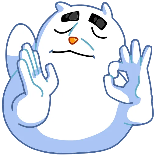 👌 Эмодзи «Котовичок» для Telegram