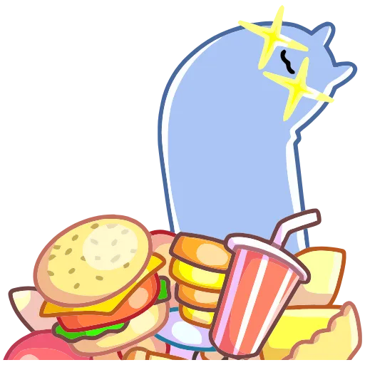 🍔 Эмодзи «Котовичок» для Telegram