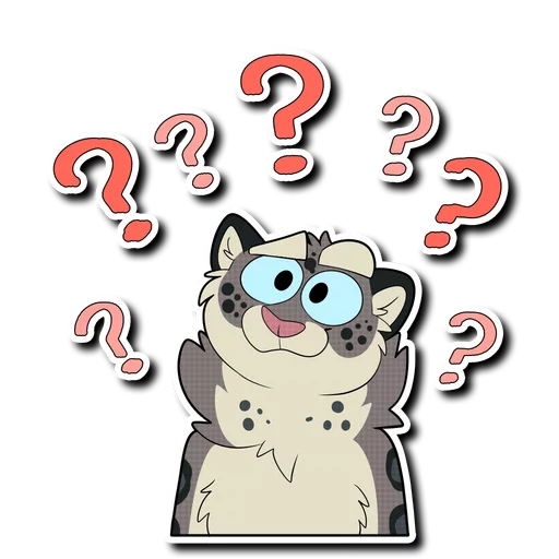 ❓ Стикер «Snow Leopard (round 2!)» для Telegram