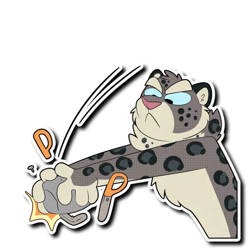 🚫 Стикер «Snow Leopard (round 2!)» для Telegram