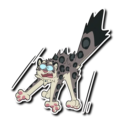 😱 Стикер «Snow Leopard (round 2!)» для Telegram