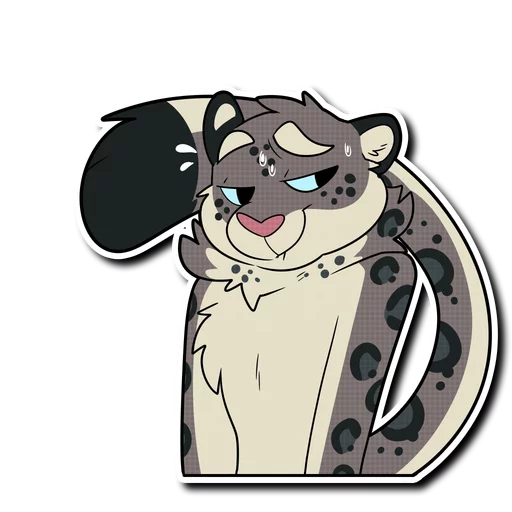 😘 Стикер «Snow Leopard (round 2!)» для Telegram