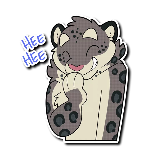 😂 Стикер «Snow Leopard (round 2!)» для Telegram