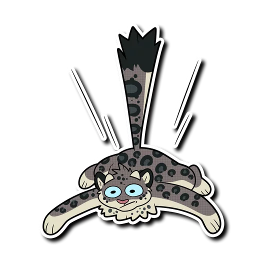 😱 Стикер «Snow Leopard (round 2!)» для Telegram