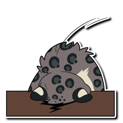 😩 Стикер «Snow Leopard (round 2!)» для Telegram