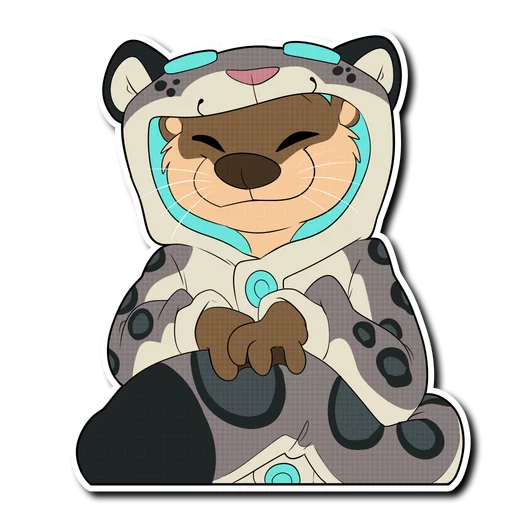 😊 Стикер «Snow Leopard (round 2!)» для Telegram