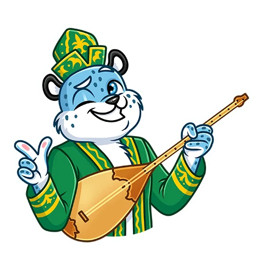 🎸 Стикер «Снежный Барс» для Telegram